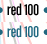 red 100