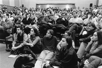 Público de uno de los actos de la Residencia de Estudiantes en su nueva etapa.