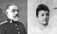 Bernardo Cernuda y Amparo Bidón hacia 1900