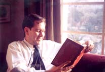 Manuel Altolaguirre en su casa de Tres Cruces, 11, México, años 50