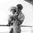 Manuel Altolaguirre con su hija Paloma en el Saint Domingue, marzo de 1939