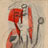 Luis Fernández [atribuido], Sin título (Cabeza de mujer), 1945. Lápices de colores sobre papel, 22,5 x 34,8 cm. En el manuscrito de María Zambrano, Dessin. Poesía. Fundación María Zambrano, Vélez-Málaga.
