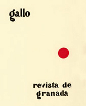Portada del número 1 de gallo, Granada, 1928. 