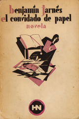 Cubierta de El convidado de papel, de Benjamín Jarnés, Madrid, 1928. Fundación José Ortega y Gasset, Madrid