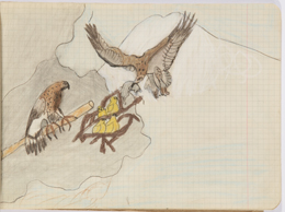Cuaderno de zoología de Aurora Villa Olmedo, alumna del Instituto-Escuela, años treinta