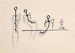 Sin título, hacia 1929
Tinta sobre papel, 158 x 218 mm Sin título, hacia 1929
Tinta sobre papel, 158 x 218 mm