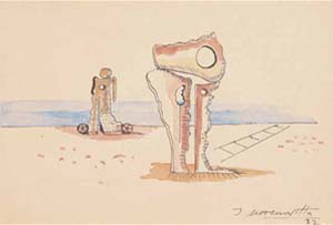 Figuras pétreas en la playa, 1932 Figuras pétreas en la playa, 1932
