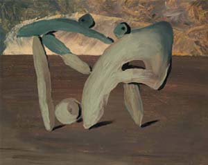 Sin ttulo [Figuras jugando a la pelota], 1929