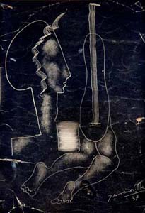 Sin ttulo [Figura y guitarra], 1937