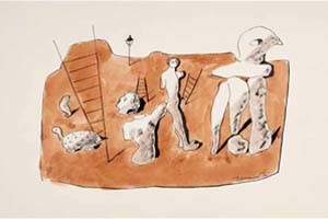 Sin ttulo [Tortuga y esculturas], hacia 1931