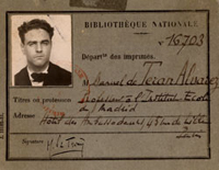 Carnet de la Bibliothèque Nationale de France de Manuel de Terán, julio de 1933