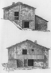 Manuel de Tern, Vaqueros y cabaas en los Montes de Pas, Estudios Geogrficos, n 28, 1947