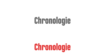Chronologie