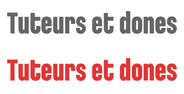 Tuteurs et dones