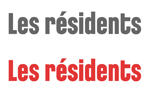 Les résidents