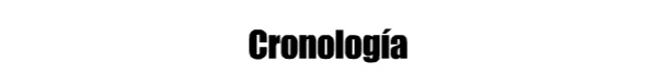 cronología