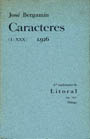 José Bergamín, Caracteres, Málaga, Litoral, 1926 (3er suplemento de Litoral)
