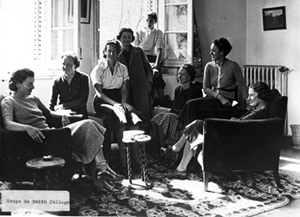 Grupo de alumnas de Smith College, hacia 1939. Archivo International Institute in Spain, Madrid.