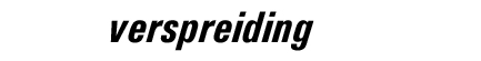 Verspreiding